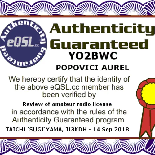 YO2BWC profile image